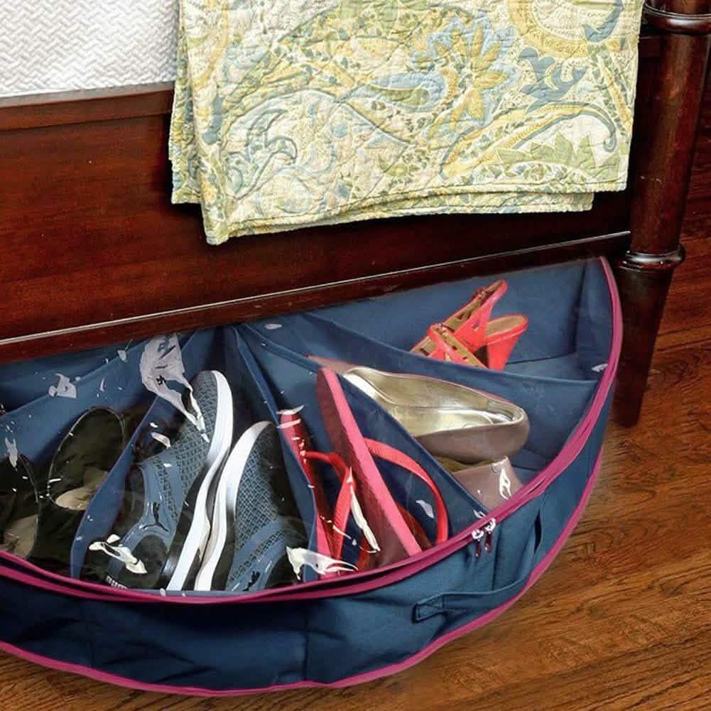 Organisateur de chaussures rond à 12 compartiments