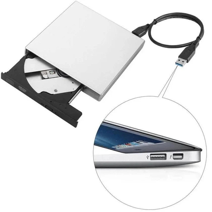 Lecteur graveur DVD RW CD externe ultra-plat USB 3.0