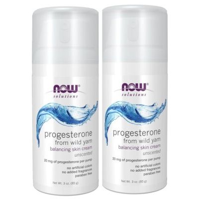 Now Solutions Crème cutanée équilibrante à la progestérone naturelle non parfumée 3 oz - 3338 - Paquet de 5