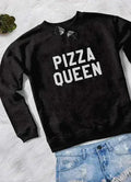 SWEAT-SHIRT FEMME PIZZA QUEEN