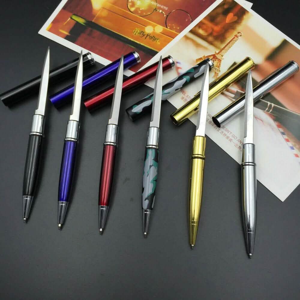 Stylo Couteau de Défense Sûr