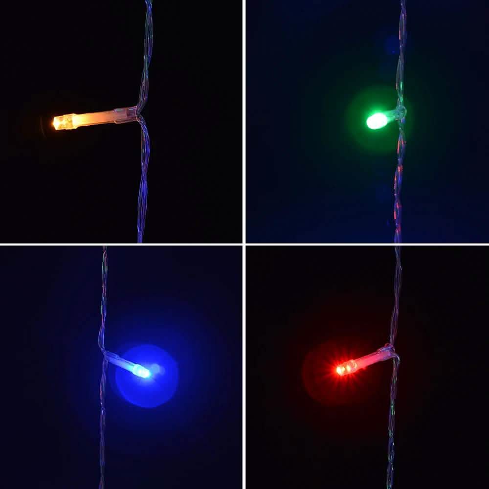 Guirlande lumineuse rideau 300 LED, basse tension de sécurité