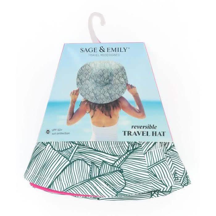 Chapeau de voyage réversible anti-UV SPF 50+ Sage & Emily