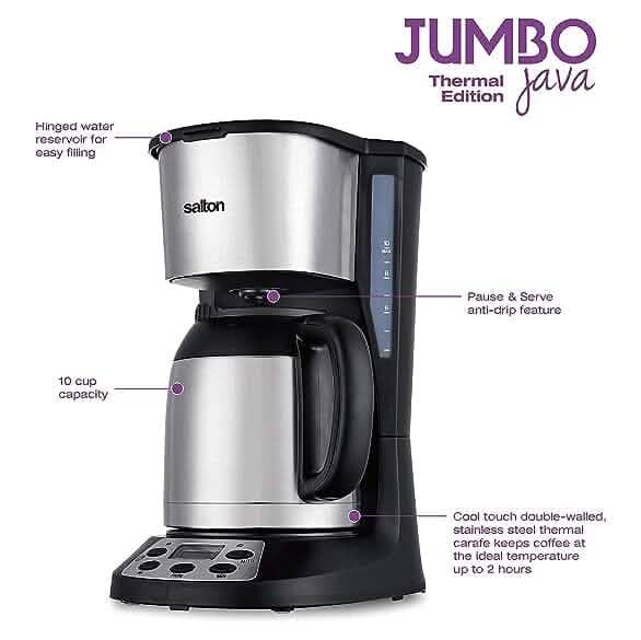 Cafetière Salton Jumbo Java - Isotherme