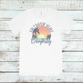 T-shirt rétro L'eau salée guérit tout