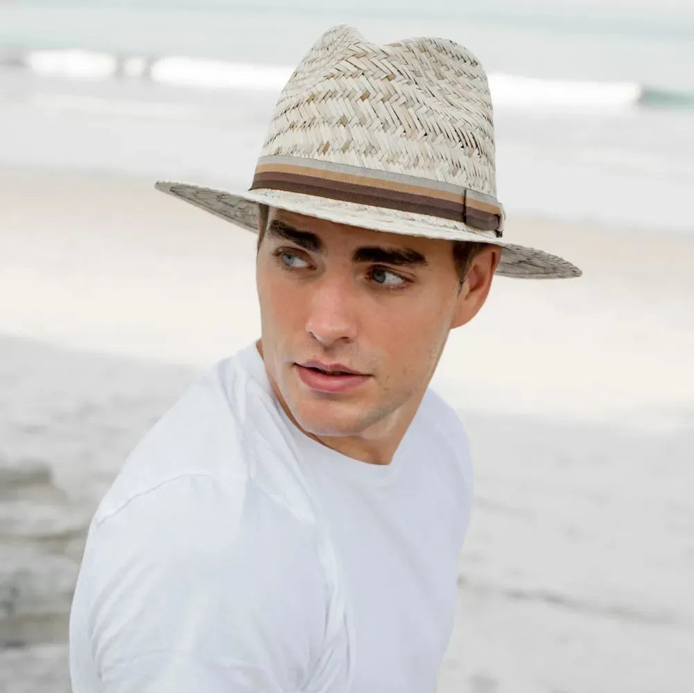 Peter Grimm Samba - Chapeau Fedora en paille