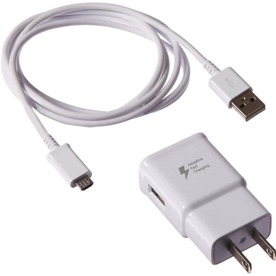 Chargeur rapide adaptatif Samsung avec câble USB-C de 1,2 m