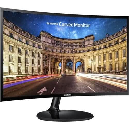 Moniteur de bureau incurvé Samsung CF390 27" 16:9 LCD FHD 1920x1080 Noir (Reconditionné)