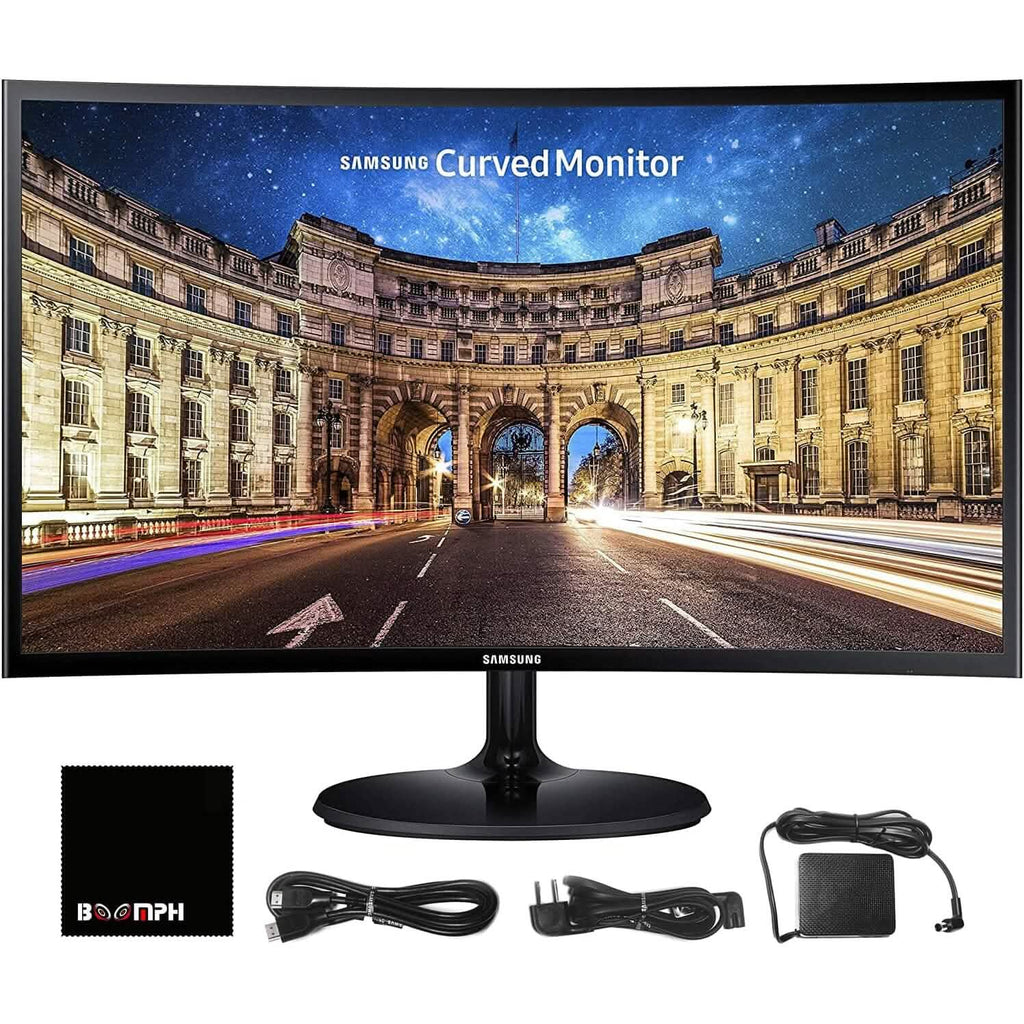 Moniteur de bureau incurvé Samsung CF390 27" 16:9 LCD FHD 1920x1080 Noir (Reconditionné)