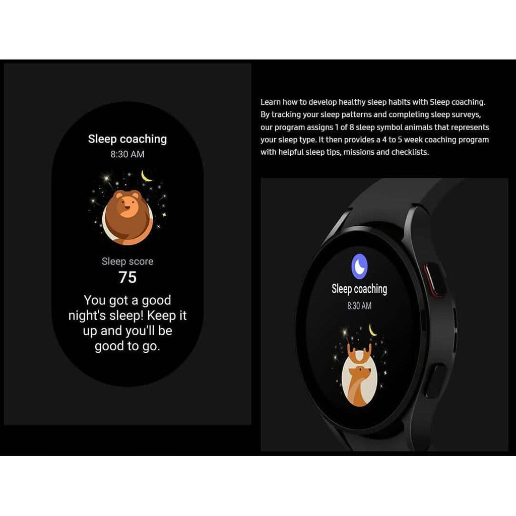 Montre intelligente Samsung Electronics Galaxy Watch 4 Classic 46 mm avec suivi ECG (reconditionnée)