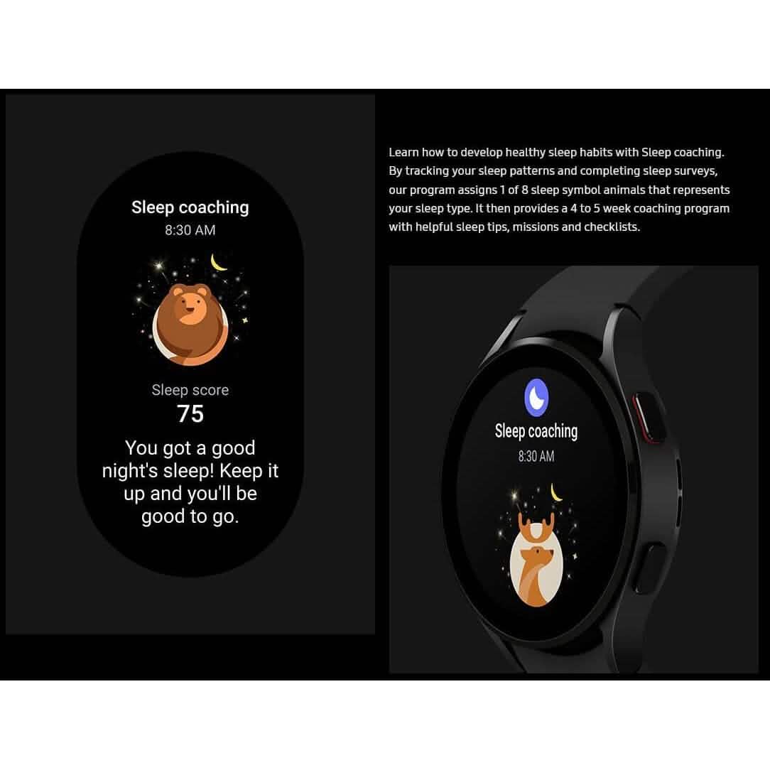 Montre intelligente Samsung Electronics Galaxy Watch 4 Classic 46 mm avec suivi ECG (reconditionnée)