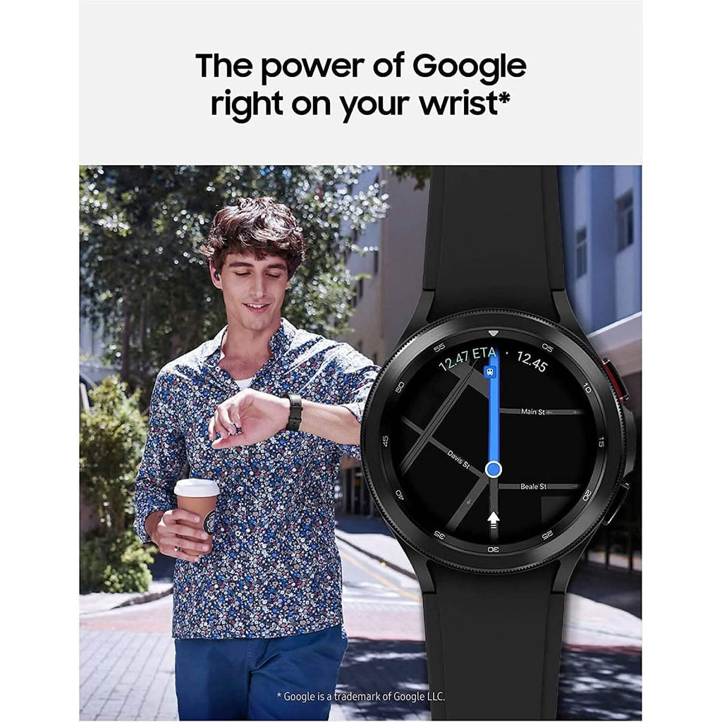 Montre intelligente Samsung Electronics Galaxy Watch 4 Classic 46 mm avec suivi ECG (reconditionnée)