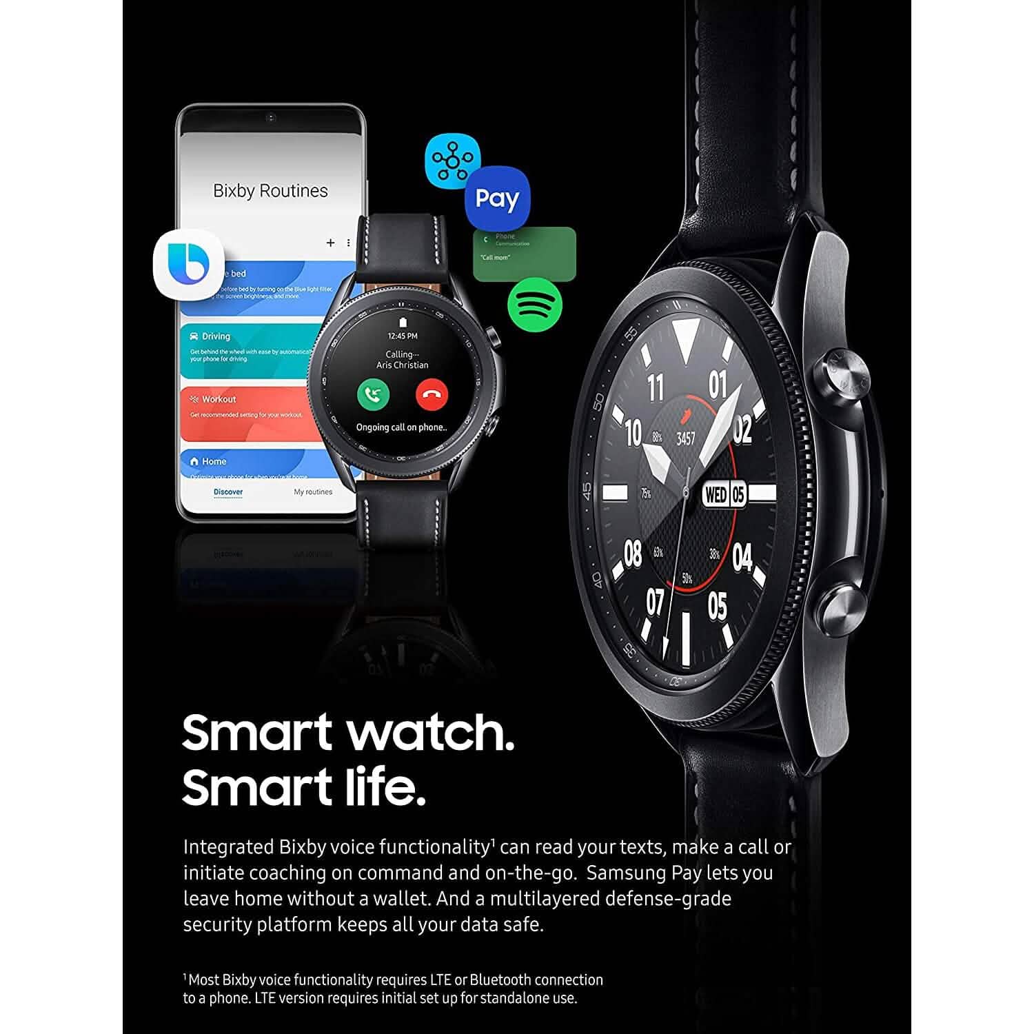 Samsung Galaxy Watch 3 45 mm (reconditionnée)