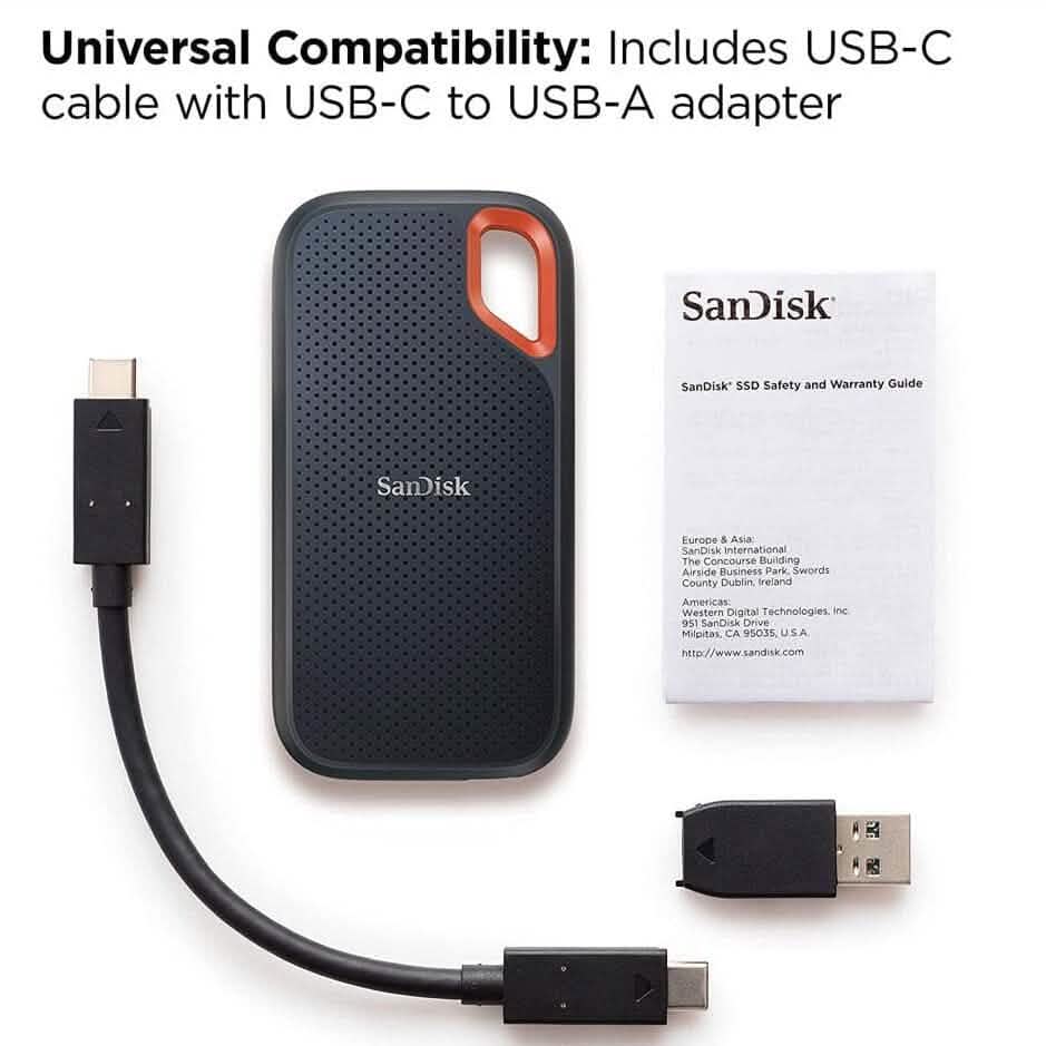 SSD portable SanDisk Extreme 4 To (Reconditionné)
