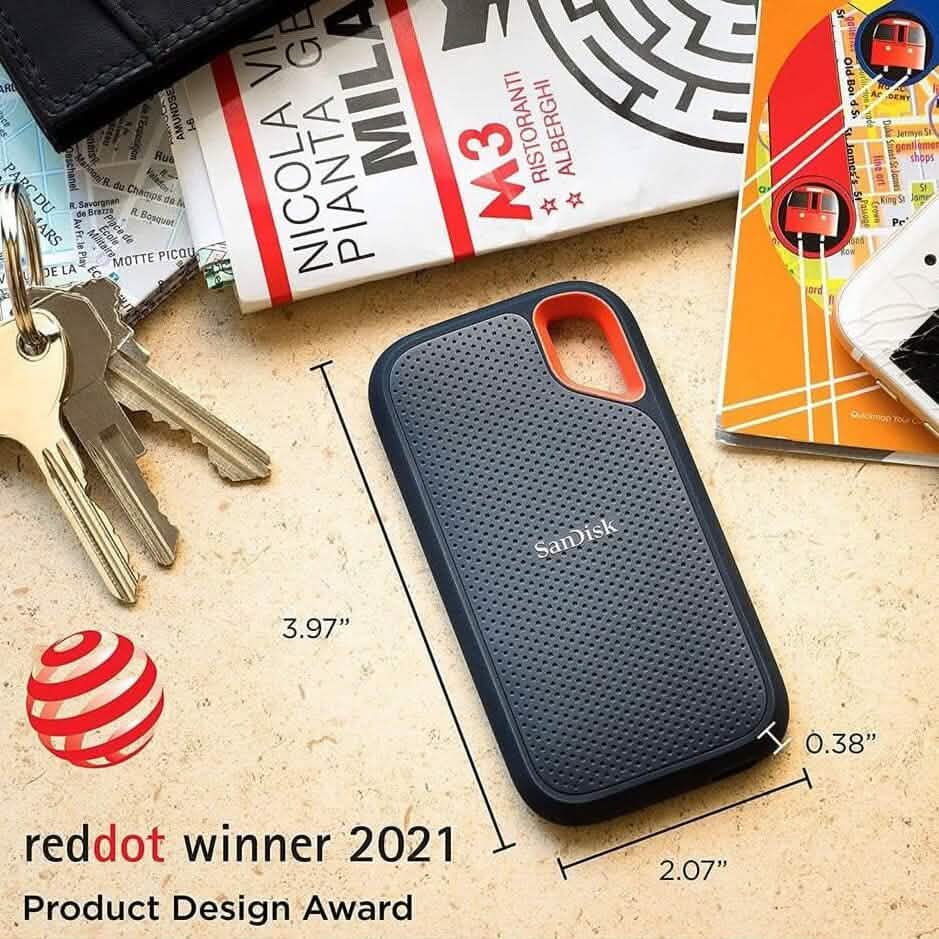 SSD portable SanDisk Extreme 4 To (Reconditionné)