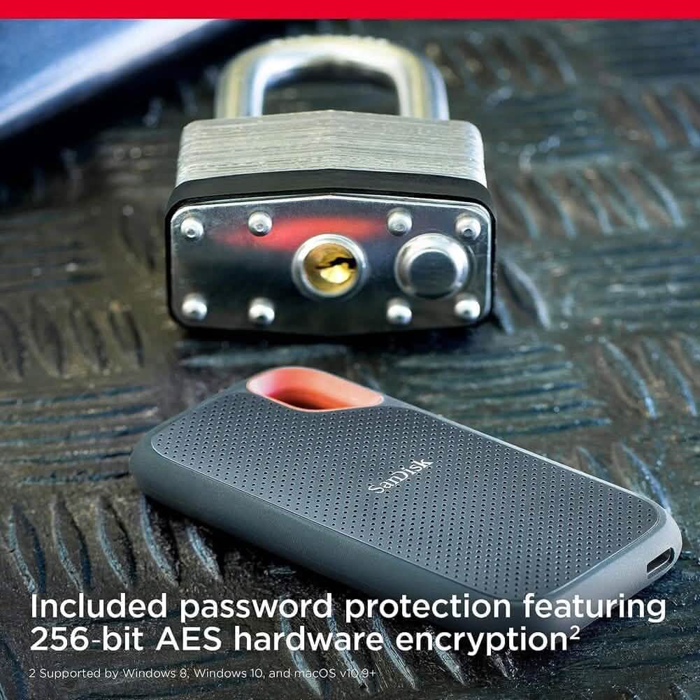 SSD portable SanDisk Extreme 4 To (Reconditionné)