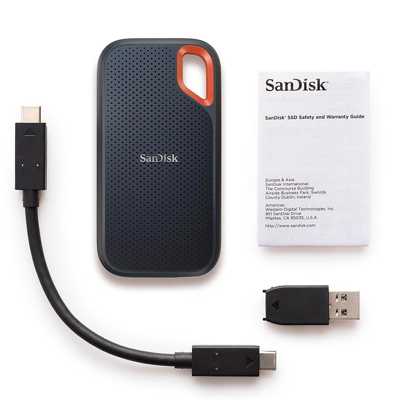 SSD portable SanDisk Extreme 4 To - Jusqu'à 1050 Mo/s