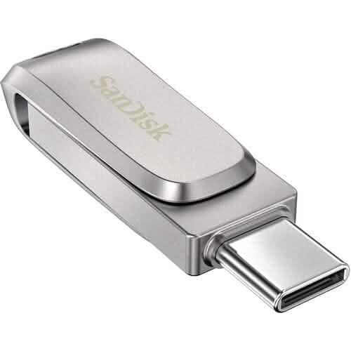 Clé USB SanDisk 512 Go Ultra Dual Drive Luxe USB 3.1 (USB Type-C / Type-A) (Reconditionnée)