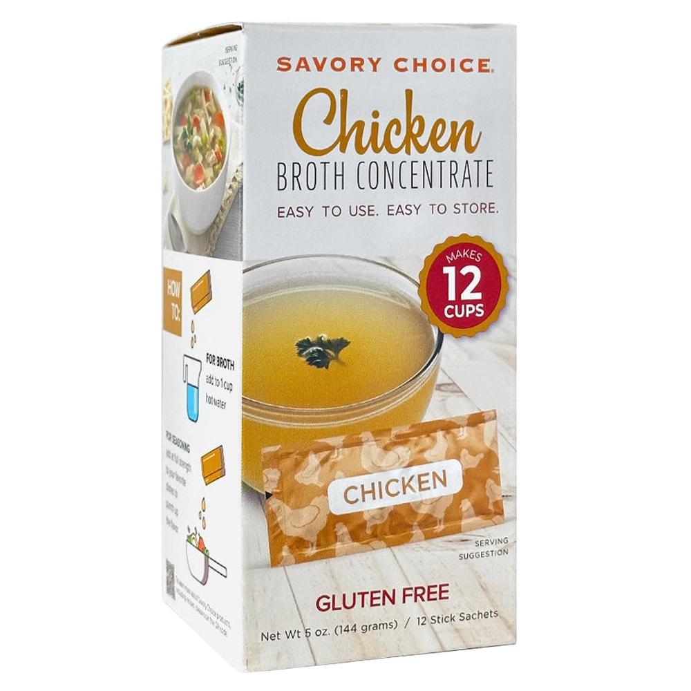 Savory Choice - Concentré de Bouillon Liquide Saveur Poulet (12x)
