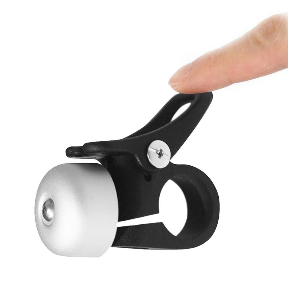 Klaxon de scooter, clochette en alliage d'aluminium pour trottinette électrique, sirène puissante pour vélo enfant, accessoires de cyclisme, sonnette de vélo classique en alliage, sonnette de vélo forte pour vélo de route, VTT, vélo de ville.