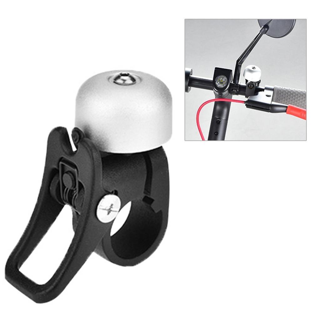 Klaxon de scooter, clochette en alliage d'aluminium pour trottinette électrique, sirène puissante pour vélo enfant, accessoires de cyclisme, sonnette de vélo classique en alliage, sonnette de vélo forte pour vélo de route, VTT, vélo de ville.