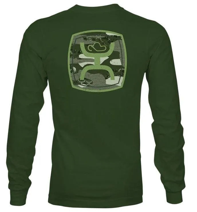 HOOey Zenith (Olive) - T-shirt à manches longues pour hommes