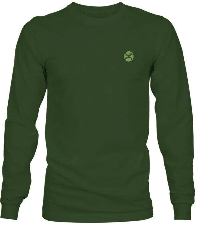 HOOey Zenith (Olive) - T-shirt à manches longues pour hommes