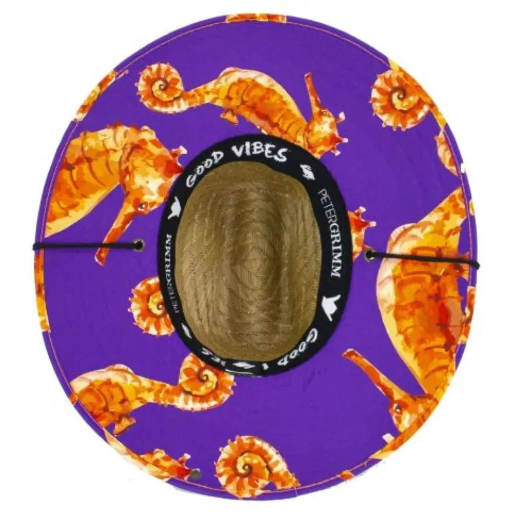 Peter Grimm Seahorse - Chapeau de Sauveteur en Paille pour Enfants