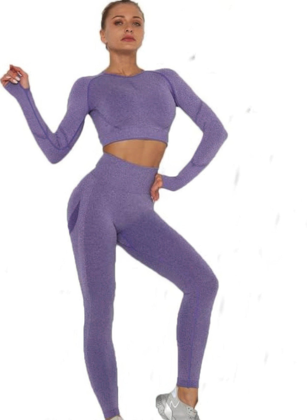 Ensemble legging et haut sans couture