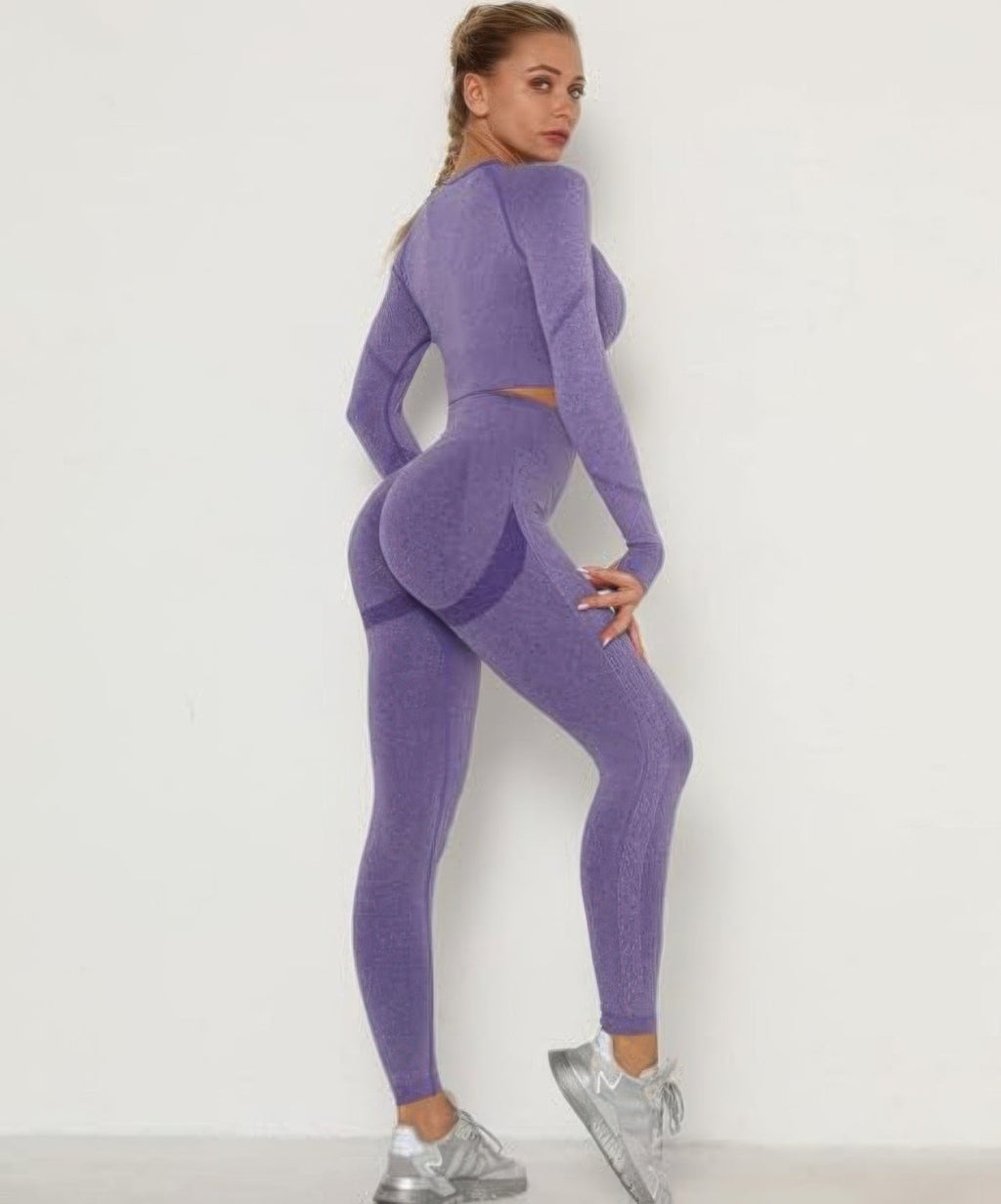 Ensemble legging et haut sans couture
