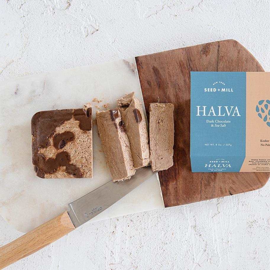 Seed + Mill - Halva Chocolat noir et sel de mer (227g)