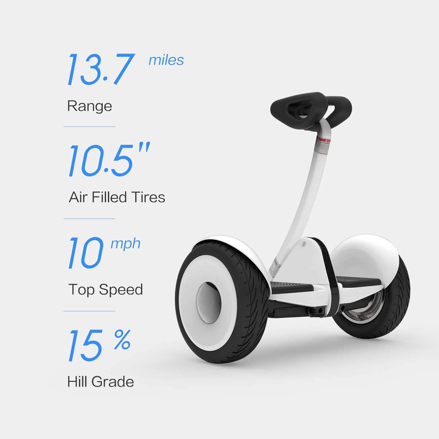 Trottinette électrique auto-équilibrante intelligente Segway Ninebot S (reconditionnée)
