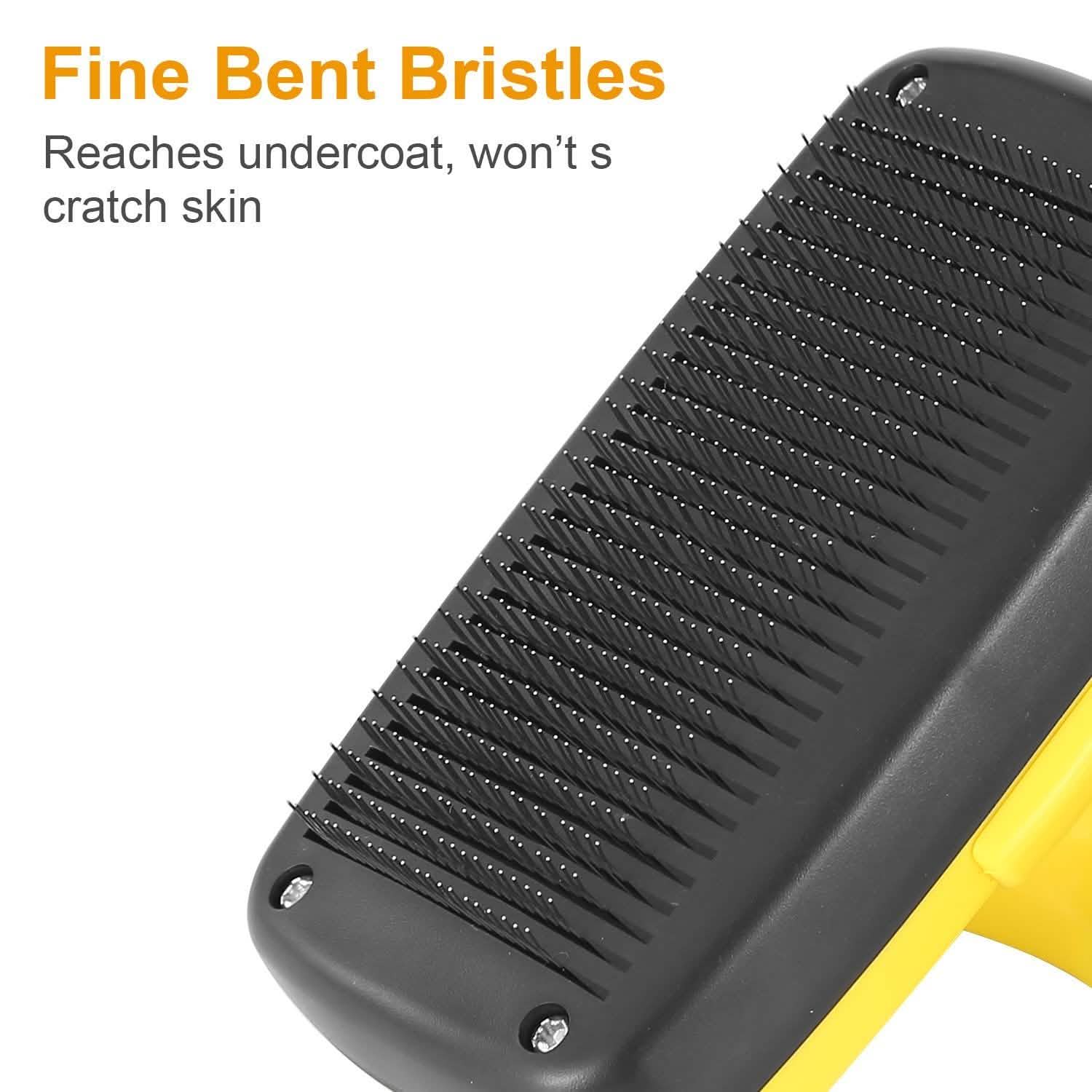Brosse autonettoyante pour animaux de compagnie