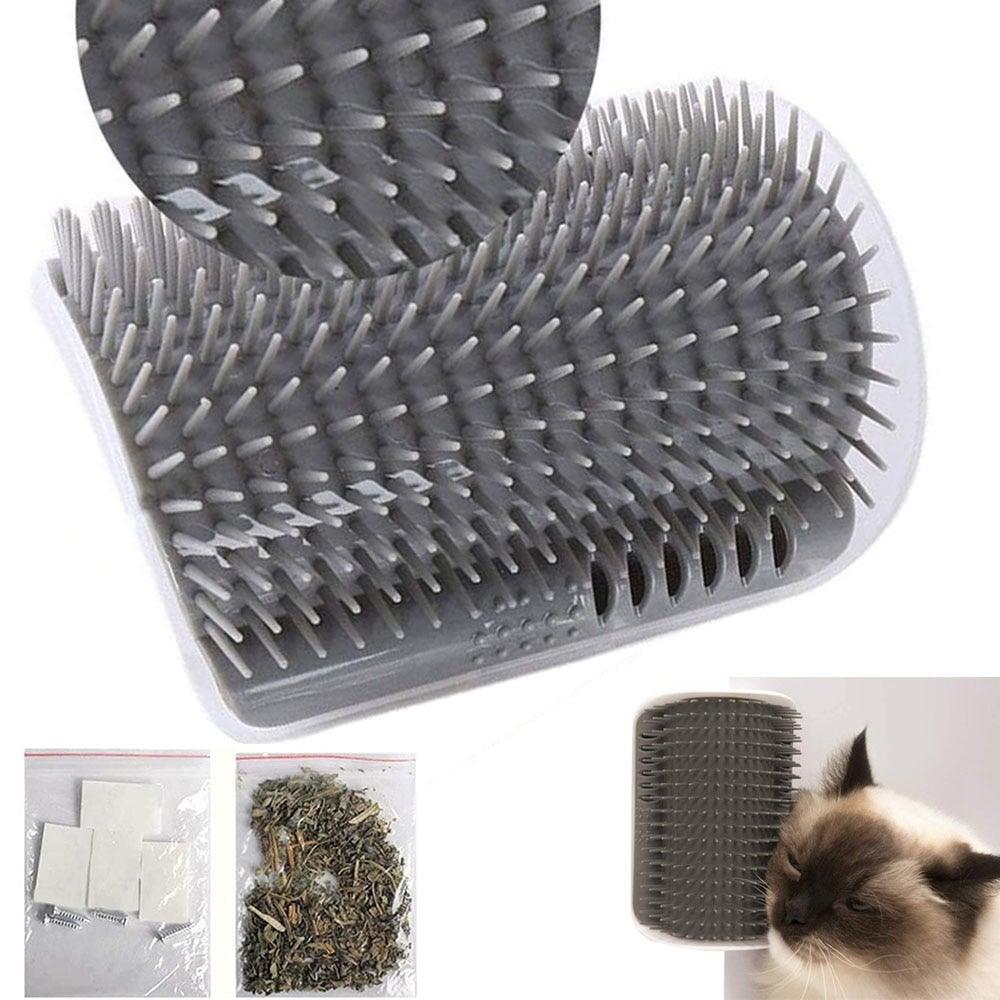 Brosse de toilettage automatique pour chat, masseur d'angle pour chat, accessoires pour chat, peigne de massage auto-relevable pour chat, jouet pour chat, fournitures pour chat, brosse de toilettage automatique pour chat, jouet interactif pour chat