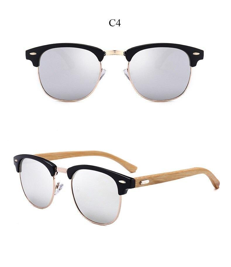 Lunettes de soleil de conduite à monture semi-cerclée pour hommes, noires, design professionnel, élégantes et cool, polarisées. Lunettes de soleil de conduite rétro, nouvelles, pour l'extérieur, rondes, élégantes, confortables.