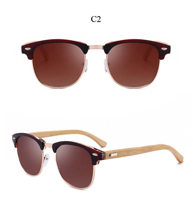 Lunettes de soleil de conduite à monture semi-cerclée pour hommes, noires, design professionnel, élégantes et cool, polarisées. Lunettes de soleil de conduite rétro, nouvelles, pour l'extérieur, rondes, élégantes, confortables.