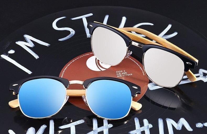 Lunettes de soleil de conduite à monture semi-cerclée pour hommes, noires, design professionnel, élégantes et cool, polarisées. Lunettes de soleil de conduite rétro, nouvelles, pour l'extérieur, rondes, élégantes, confortables.