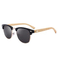 Lunettes de soleil de conduite à monture semi-cerclée pour hommes, noires, design professionnel, élégantes et cool, polarisées. Lunettes de soleil de conduite rétro, nouvelles, pour l'extérieur, rondes, élégantes, confortables.