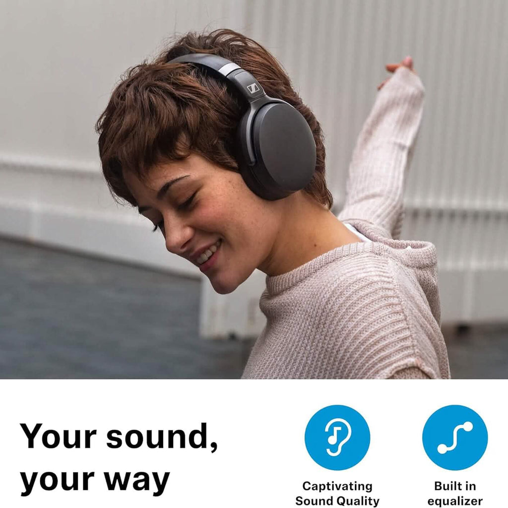 Casque sans fil Bluetooth 5.0 Sennheiser Consumer Audio HD 450BT avec suppression active du bruit (reconditionné)