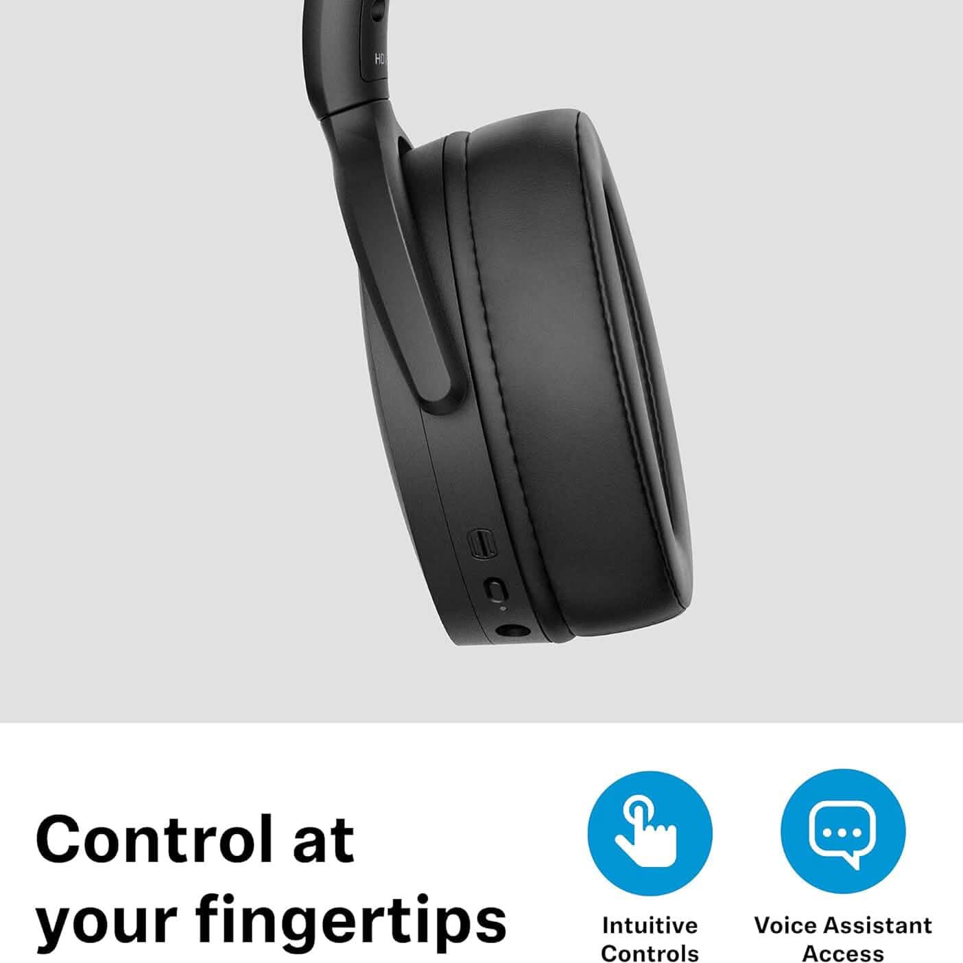 Casque sans fil Bluetooth 5.0 Sennheiser Consumer Audio HD 450BT avec suppression active du bruit (reconditionné)