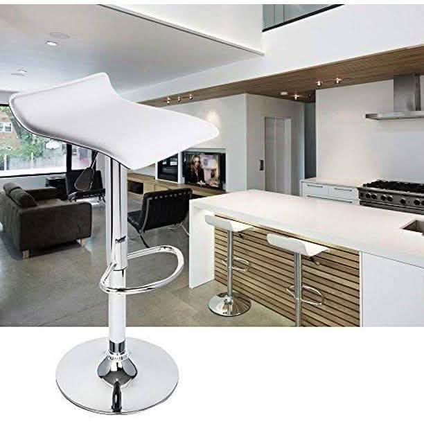 Lot de 2 tabourets de bar pivotants et réglables