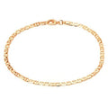 Bracelet de cheville plat Marino Sevil en or 18 carats