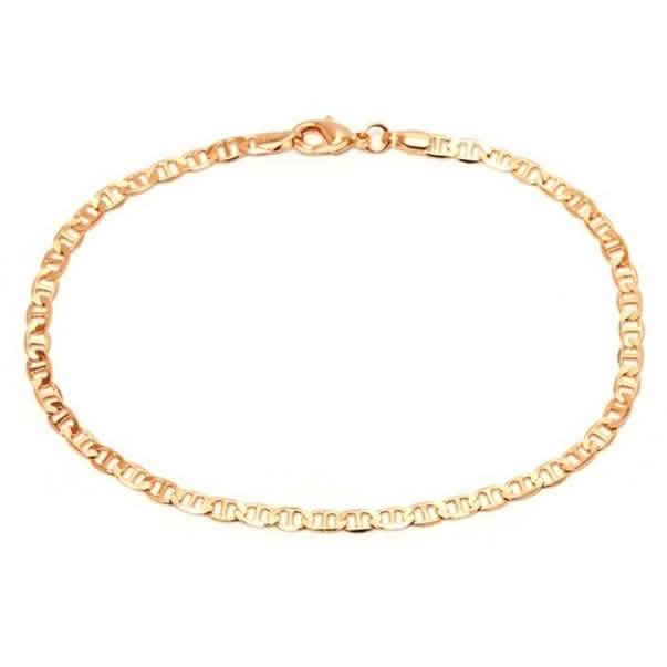 Bracelet de cheville plat Marino Sevil en or 18 carats
