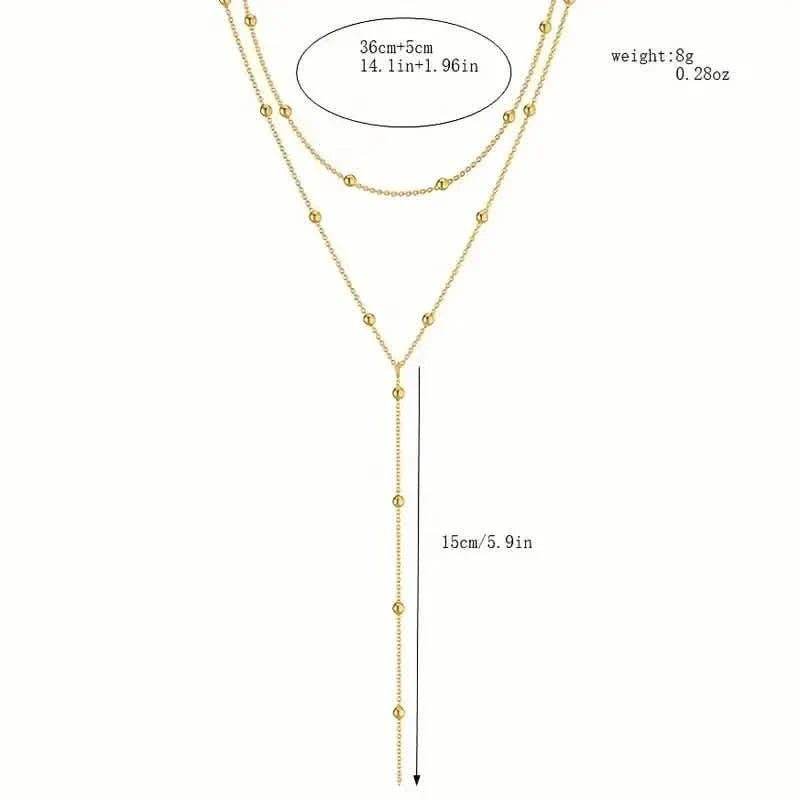 Chaîne en fer sexy de style tribal avec pendentif pompon suspendu