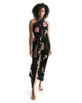 Paréo de bain noir transparent stylé