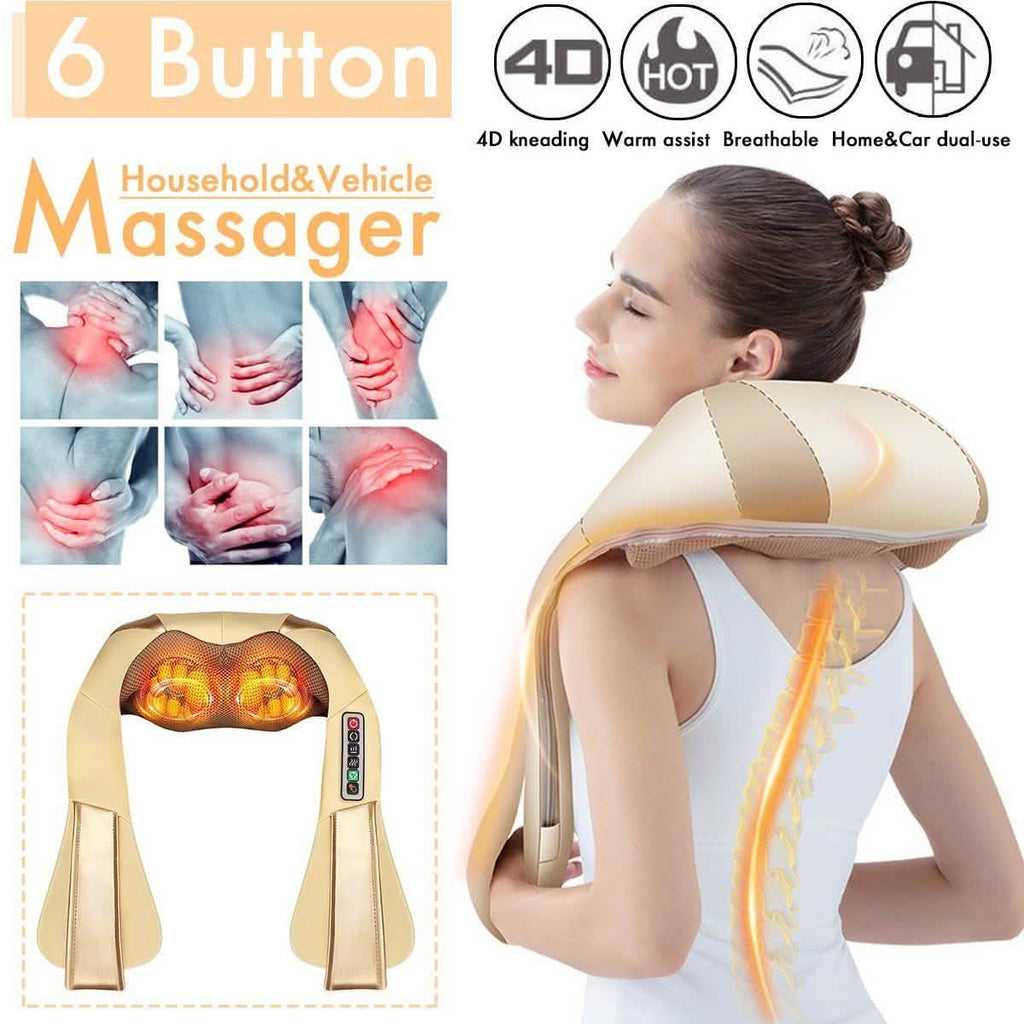 Masseur de nuque et de dos Shiatsu avec chaleur pour les épaules