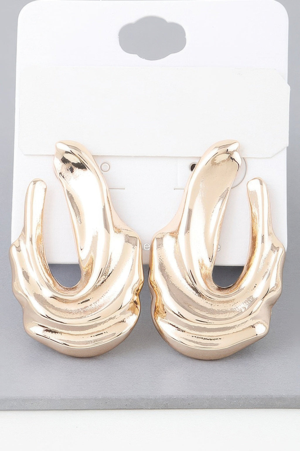 Boucles d'oreilles pendantes vagues scintillantes