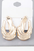 Boucles d'oreilles pendantes vagues scintillantes