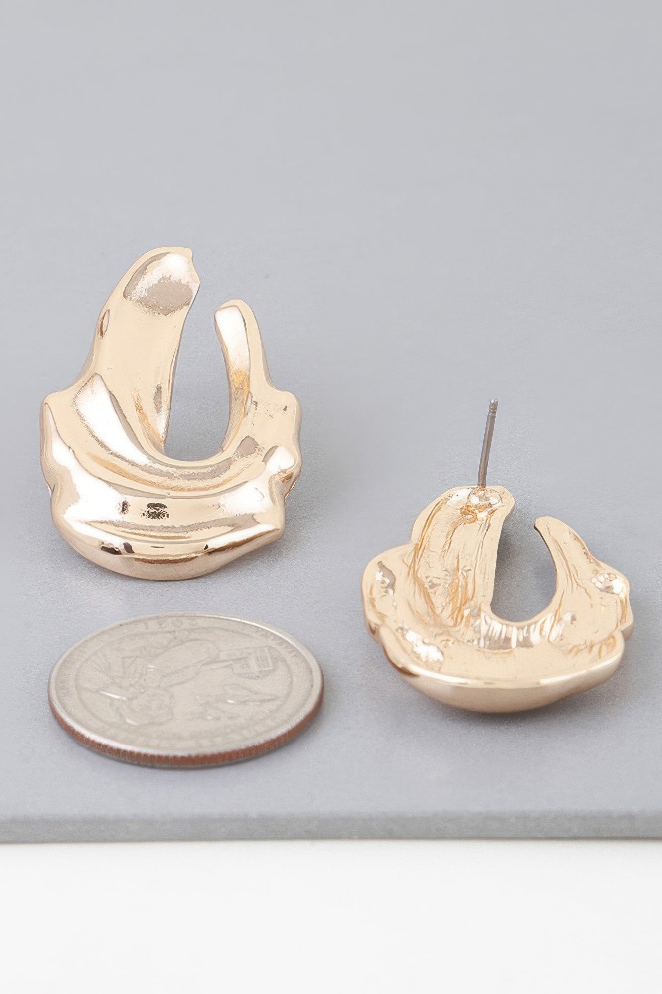 Boucles d'oreilles pendantes vagues scintillantes