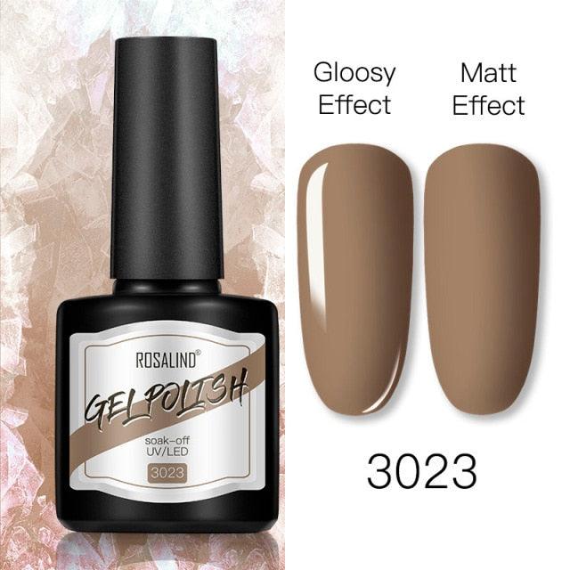 Vernis à Ongles Gel Brillant Femme Peinture Permanente Effet Brillant Mat Pour Manucure Nail Art Design Pour Femmes et Filles